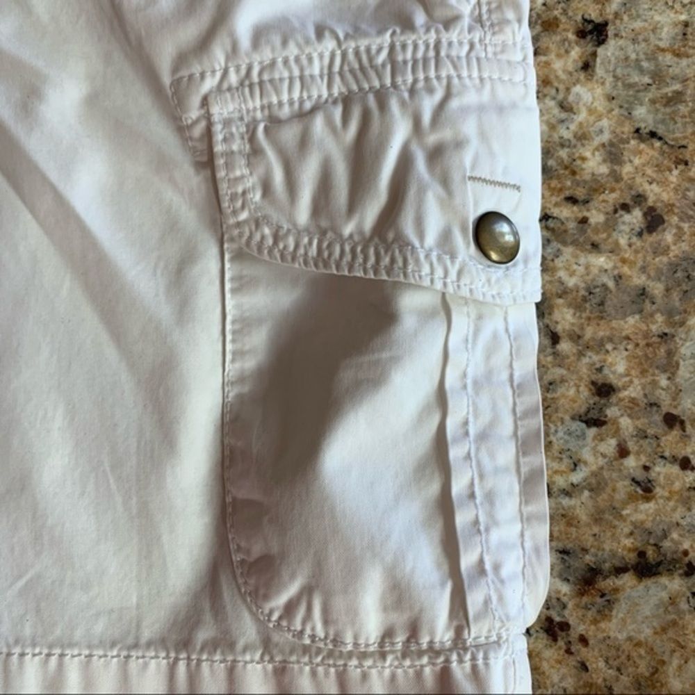 J. Crew White Women's Cargo Shorts - Picture 2 of 15